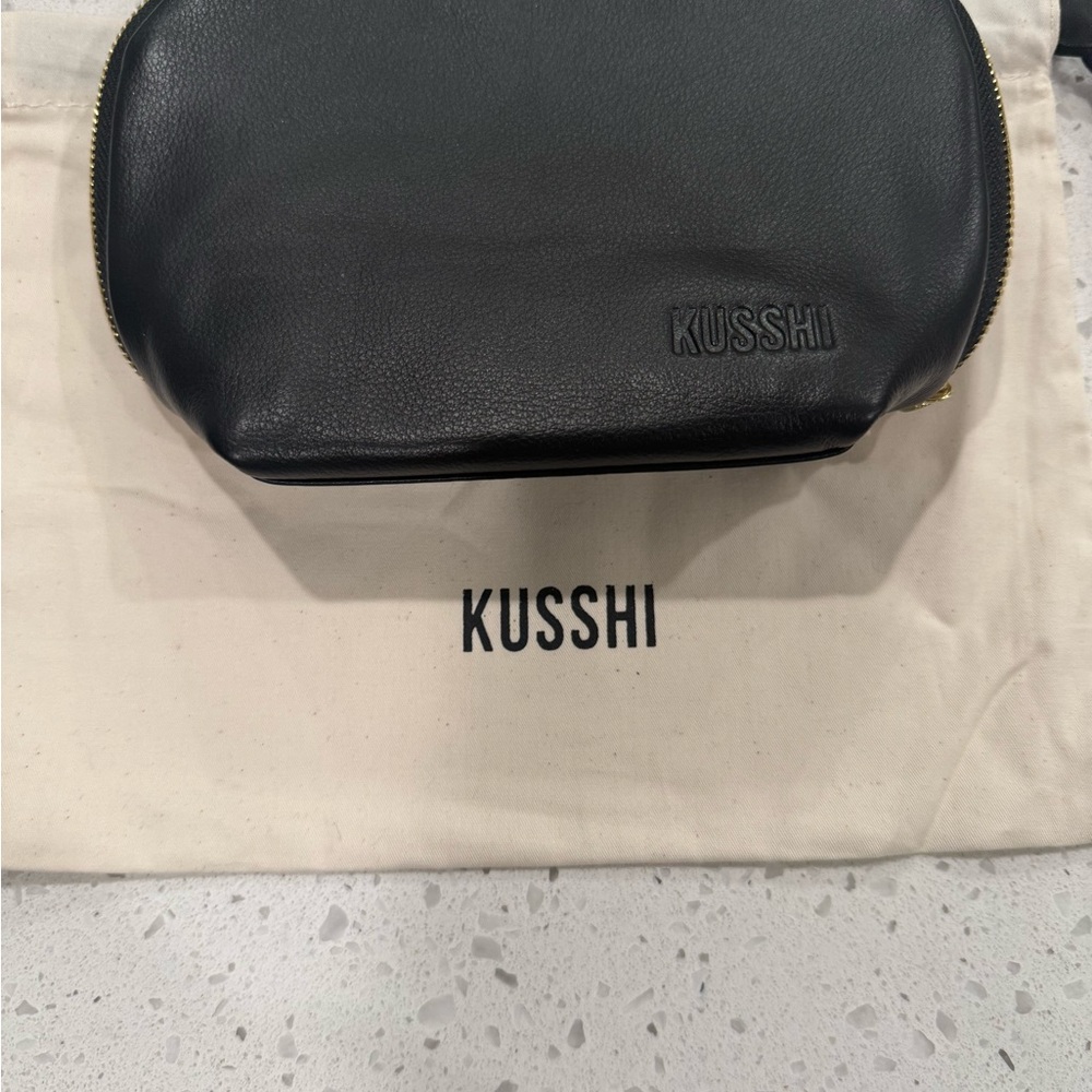 Black Leather Men's Bag